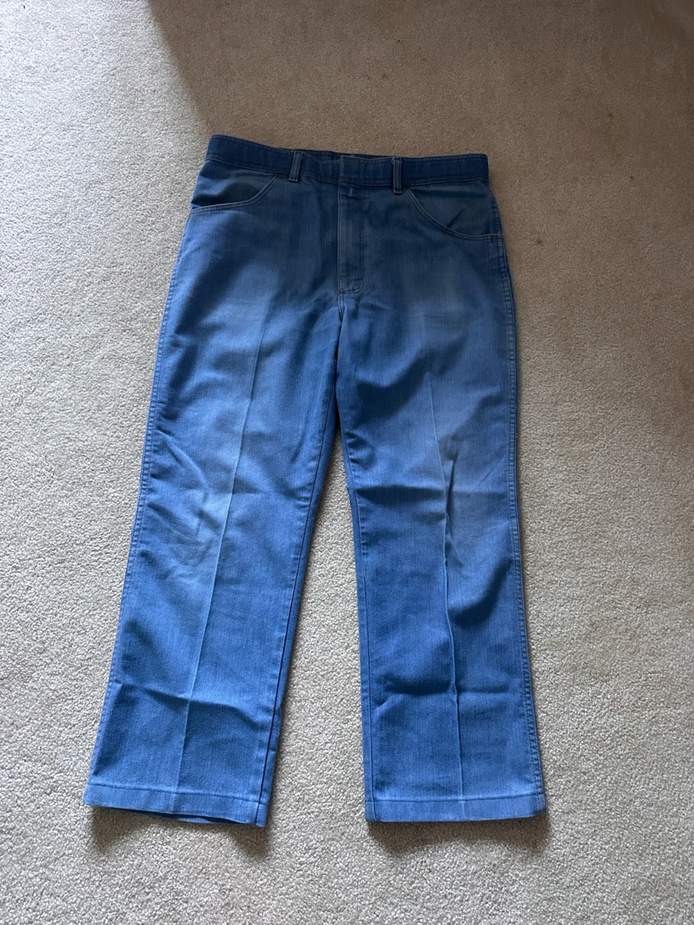 1990s Wrangler Blue Men's Bootcut Jeans